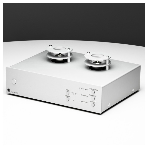 Pro Ject Tube Box S3 B Balanced Audiophile Tube Phone Stage, Silver - lifestyle 5
