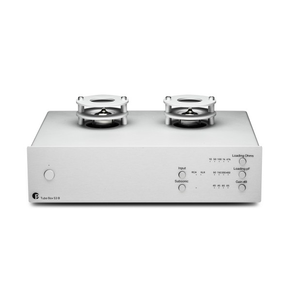 Pro Ject Tube Box S3 B Balanced Audiophile Tube Phone Stage, Silver - main 