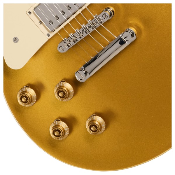 Epiphone Les Paul Standard 50s Left Handed, Goldtop - controls