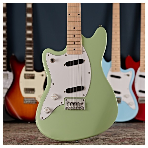 Seattle Left Handed Electric Guitar by Gear4music, Seafoam Green