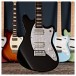 Seattle Select Electric Guitar by Gear4music, Black