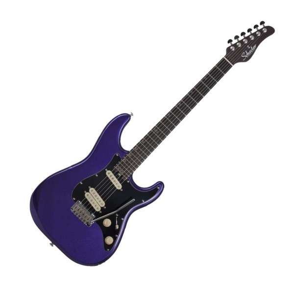 Schecter MV-6, Metallic Purple - Ex Demo - Angled