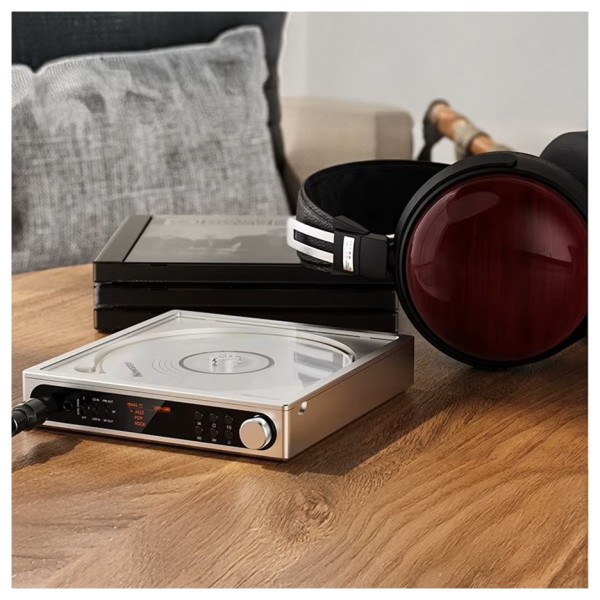 FiiO DM15 CD Player with 24Bit R2R DAC, Red lifestyle 2