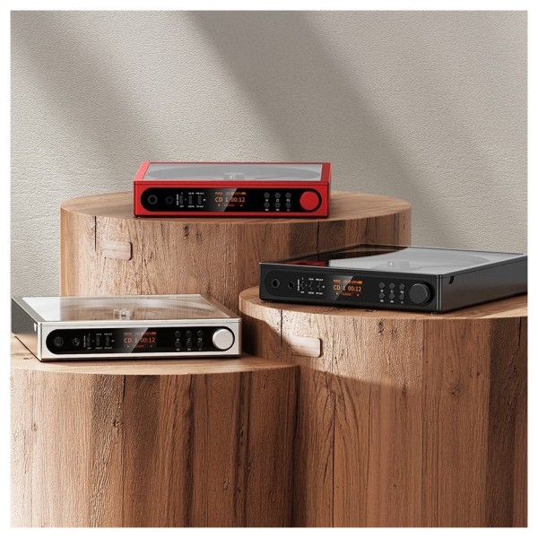 FiiO DM15 CD Player with 24Bit R2R DAC, Red lifestyle 4