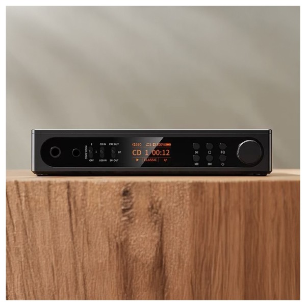 FiiO DM15 CD Player with 24Bit R2R DAC, Silver lifestyle 3