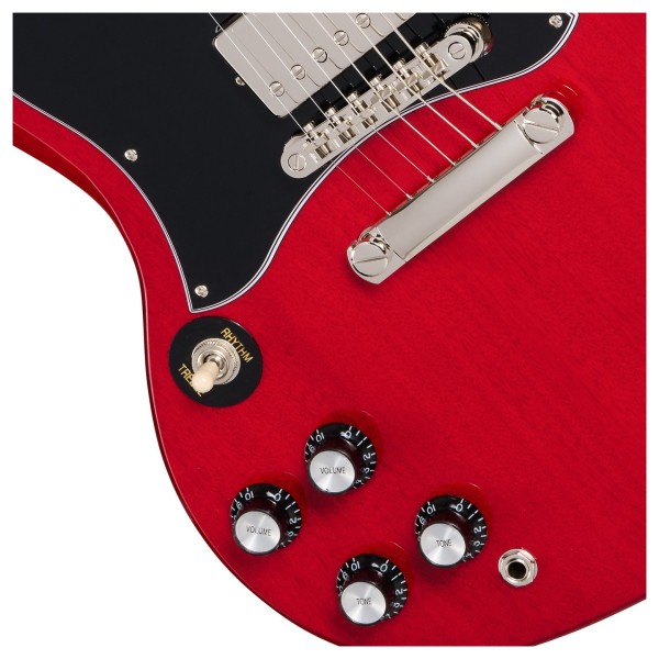 Epiphone SG Standard Left Handed, Cherry - controls