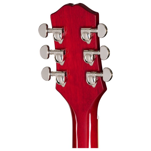 Epiphone SG Standard Left Handed, Cherry - back of headstock