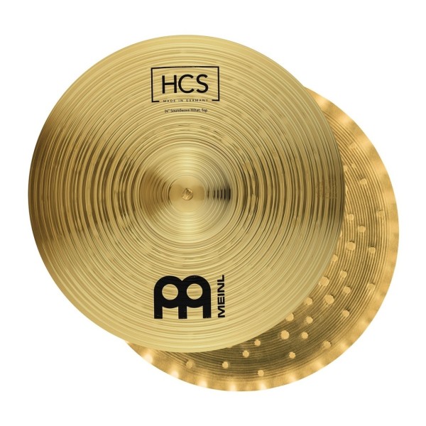 Meinl 14" HCS Soundwave Hi-Hat & Hi-Hats Stand by Gear4music, Black