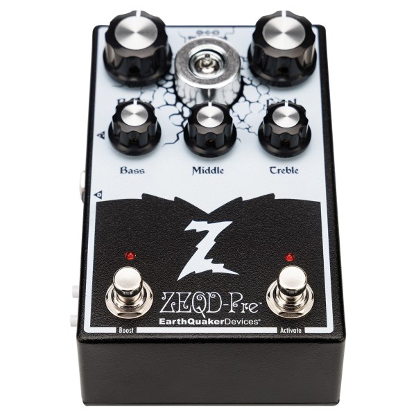 EarthQuaker Devices ZEQD-Pre Tube Preamp - angled end