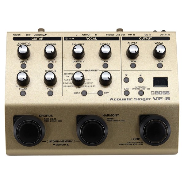 Boss VE-8 Acoustic Singer - Secondhand at Gear4music