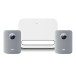 WiiM Sound and Sub Pro 2.1 Speaker Package, White