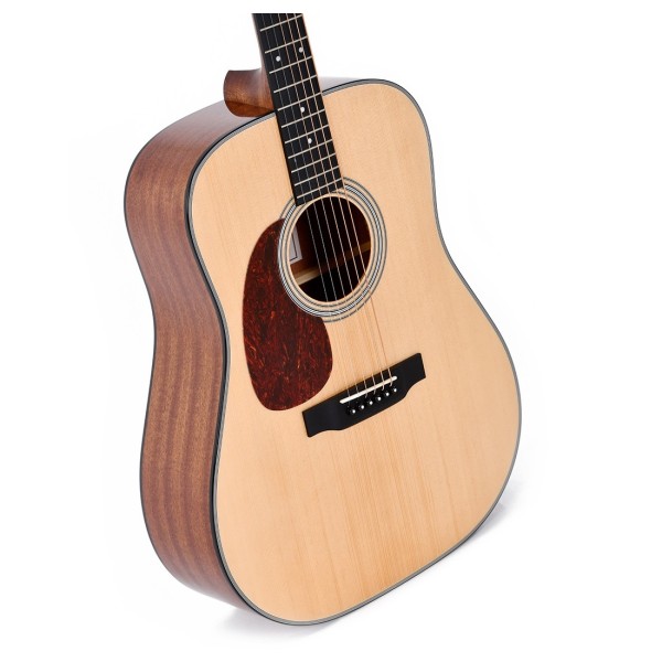 Sigma DM-1L Lefthand Acoustic Guitar, Natural - body