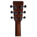 Sigma DM-1L Lefthand Acoustic Guitar, Natural - back of headstock