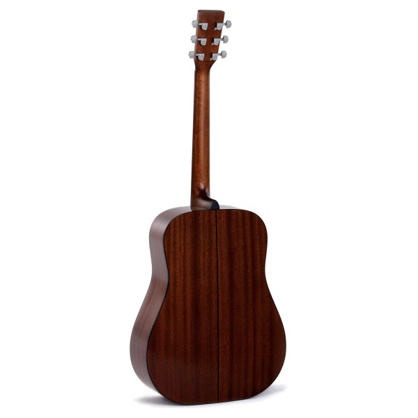 Sigma DM-1L Lefthand Acoustic Guitar, Natural - back