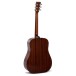 Sigma DM-1L Lefthand Acoustic Guitar, Natural - back