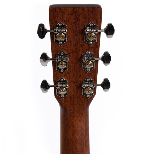 Sigma DT-28HL Lefthand Acoustic - back of headstock