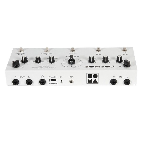 Cosmos Drifting Memory Station Looper Pedal, White - Rear
