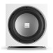 DALI E-12F Subwoofer, Satin White Front View 2