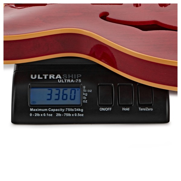 Gibson Custom 1964 ES-335 Reissue Ultra Light Aged, 60s Cherry #150509 - weight shot