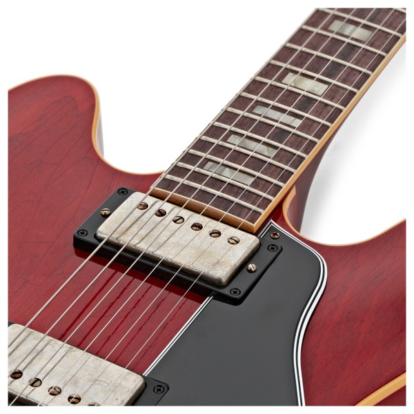Gibson Custom 1964 ES-335 Reissue Ultra Light Aged, 60s Cherry #150509 - upper frets