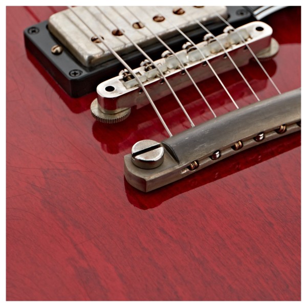 Gibson Custom 1964 ES-335 Reissue Ultra Light Aged, 60s Cherry #150509 - bridge