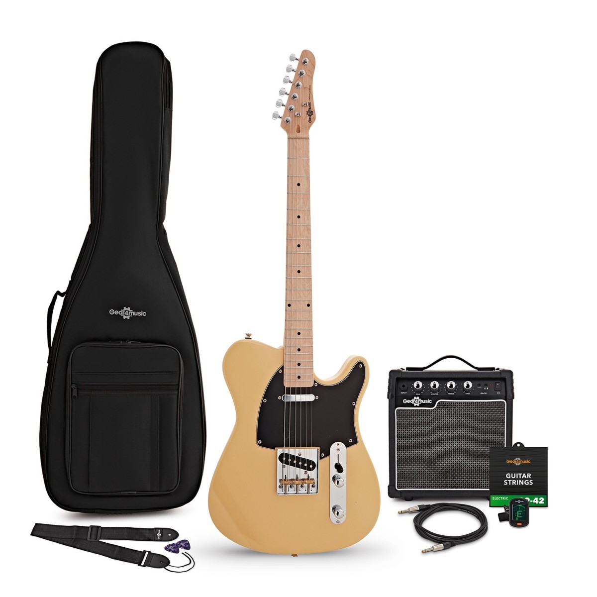 Click to view product details and reviews for Knoxville Electric Guitar Butterscotch 10w Guitar Amp Accessory Pack.