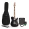 Knoxville Select Electric Guitar Black, 10W Guitar Amp & Accessory Pack