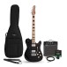 Knoxville Select Electric Guitar Black, 10W Guitar Amp & Accessory Pack