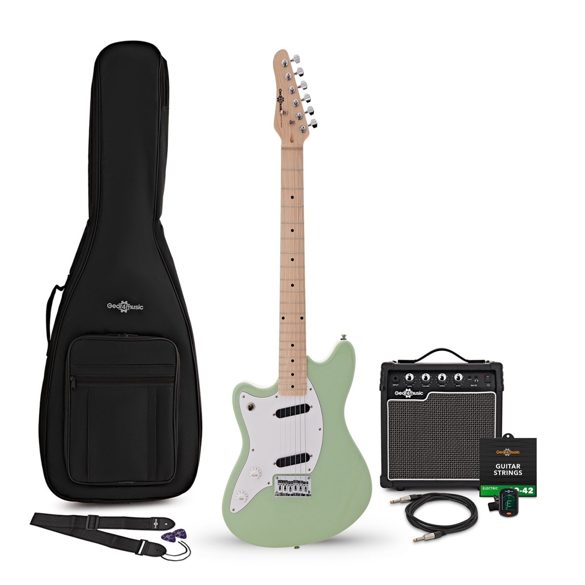 Click to view product details and reviews for Seattle Left Handed Electric Guitar Seafoam Green 10w Guitar Amp Accessory Pack.