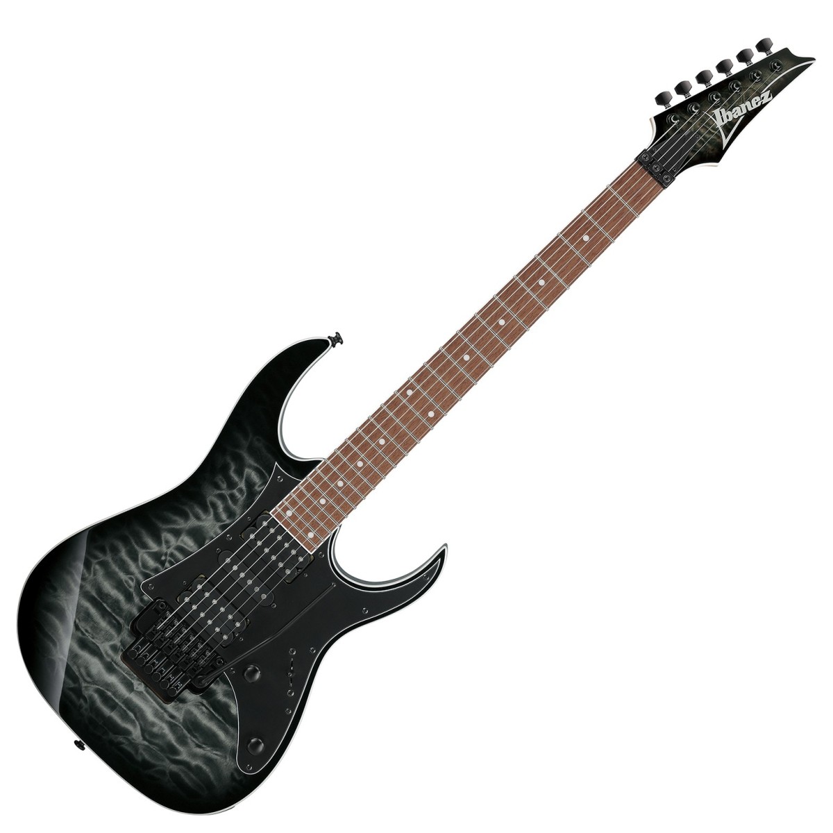 Click to view product details and reviews for Ibanez Rg450qmb Transparent Gray Burst.