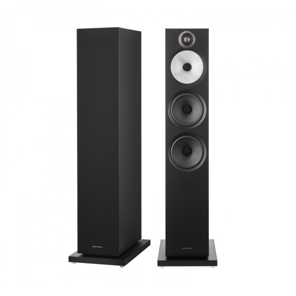 Bowers & Wilkins 603 S3 Floorstanding Speakers (Pair), Black - dua l