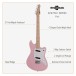Seattle Electric Guitar Pink, 10W Guitar Amp & Accessory Pack