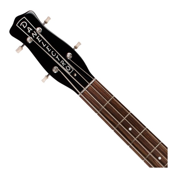 Danelectro Longhorn Bass, Black - headstock