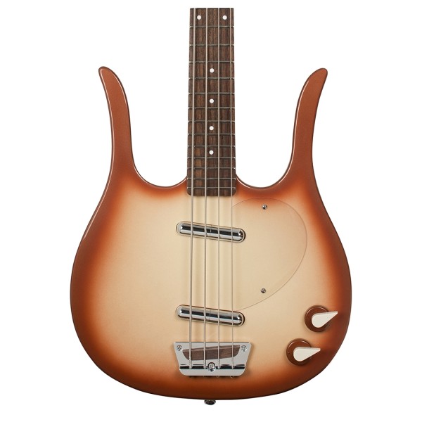 Danelectro Longhorn Bass, Copper Burst - body
