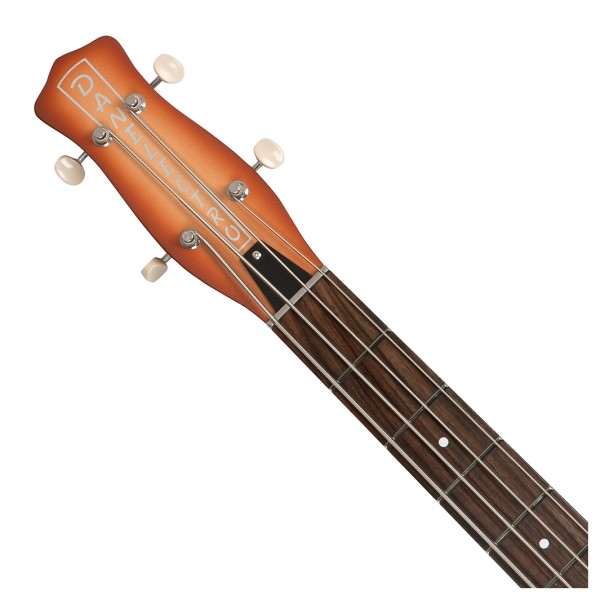 Danelectro Longhorn Bass, Copper Burst - headstock