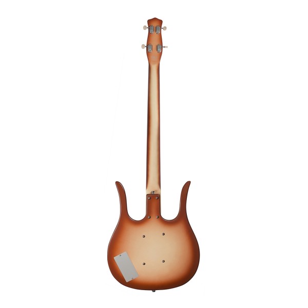 Danelectro Longhorn Bass, Copper Burst - back