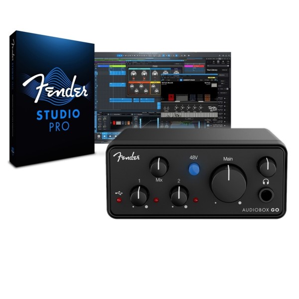 Fender Audiobox GO Audio Interface - With Studio Pro