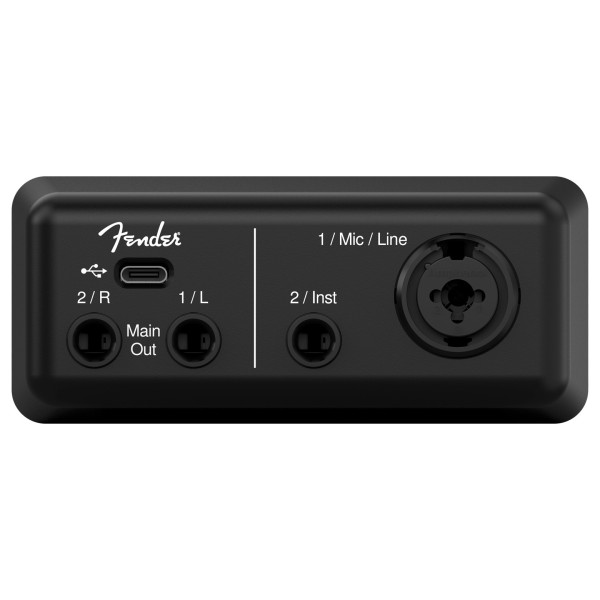 Fender Audiobox GO USB Audio Interface - Rear