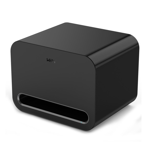 WiiM Sub Pro Subwoofer, Black angle 