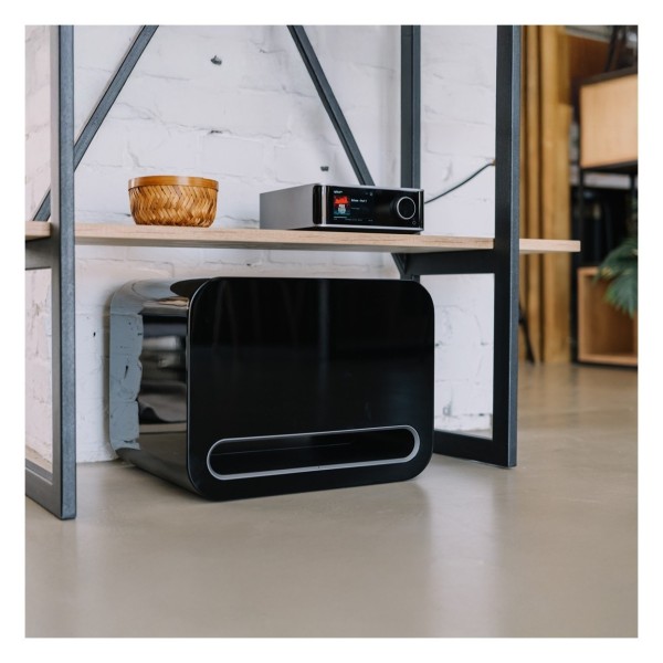 WiiM Sub Pro Subwoofer, Black - lifestyle 1