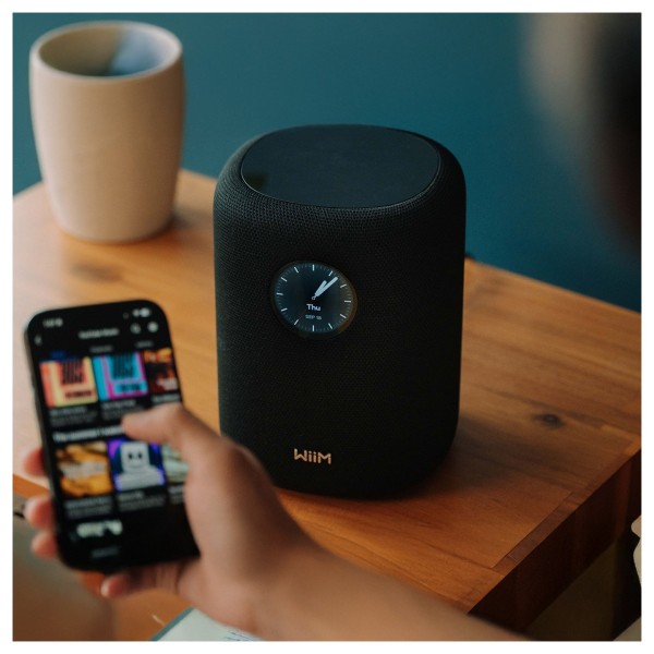 WiiM Sound Wireless Smart Speaker, White - lifestyle 2