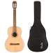 Fender CN-30WN Nylon Wide Neck, Natural - guitar and gig bag