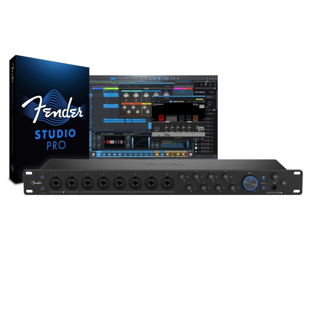 Click to view product details and reviews for Fender Quantum Lt16 Audio Interface.