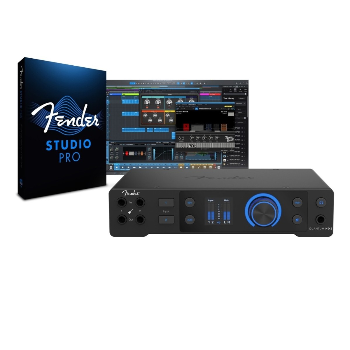 Click to view product details and reviews for Fender Quantum Hd 2 Audio Interface.