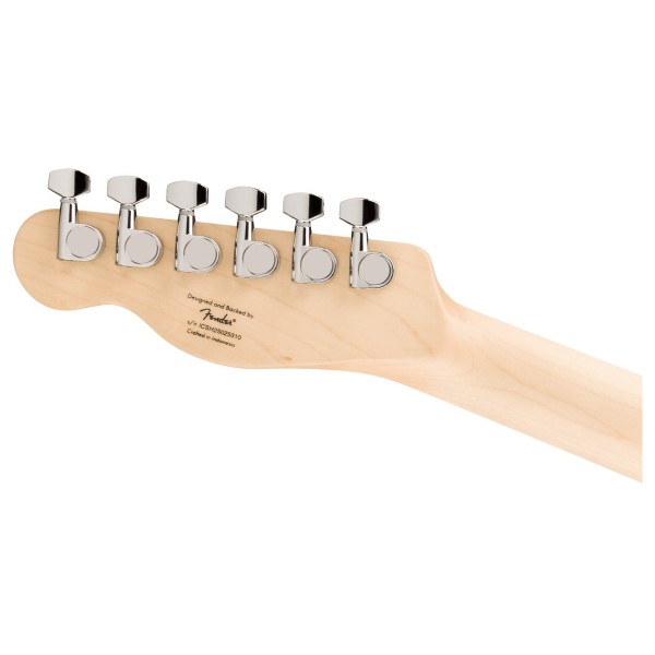 Squier Sonic Esquire H LRL, Olive - back of headstock