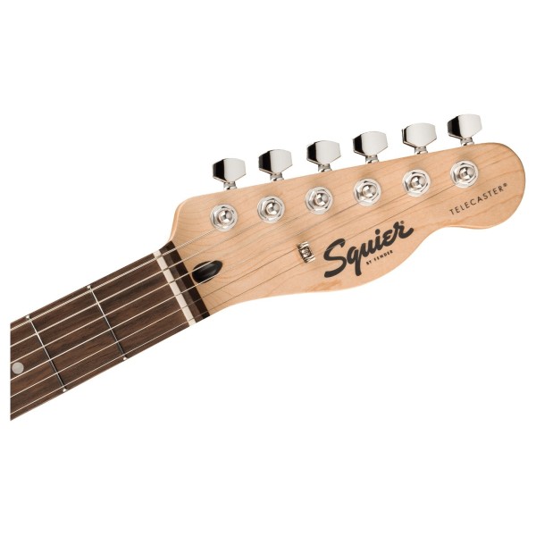 Squier Sonic Telecaster LRL, Canary Yellow - headstock