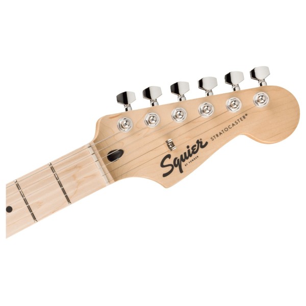Squier Sonic Stratocaster HT H MN, Sonic Blue - headstock