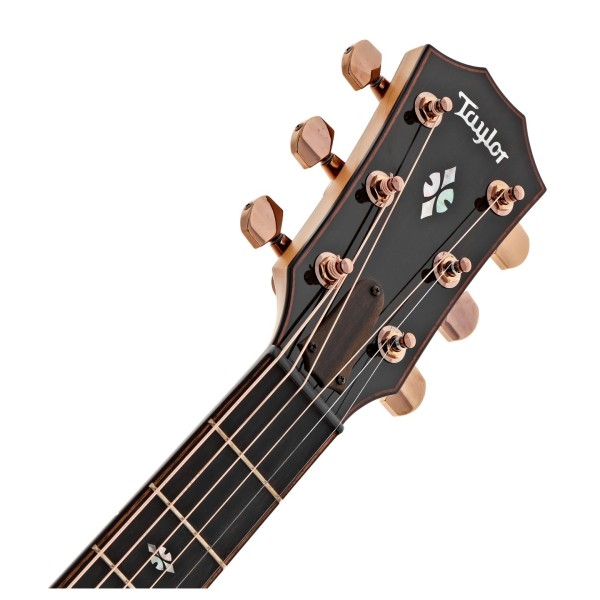 Taylor Custom Grand Auditorium, Bearclaw Sitka Spruce Top Flamed Maple Back/Sides - Nearly New - headstock