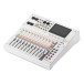 Yamaha MGX12V 12-Channel Digital Mixer with Multi-track USB and Video, White - Right, Top