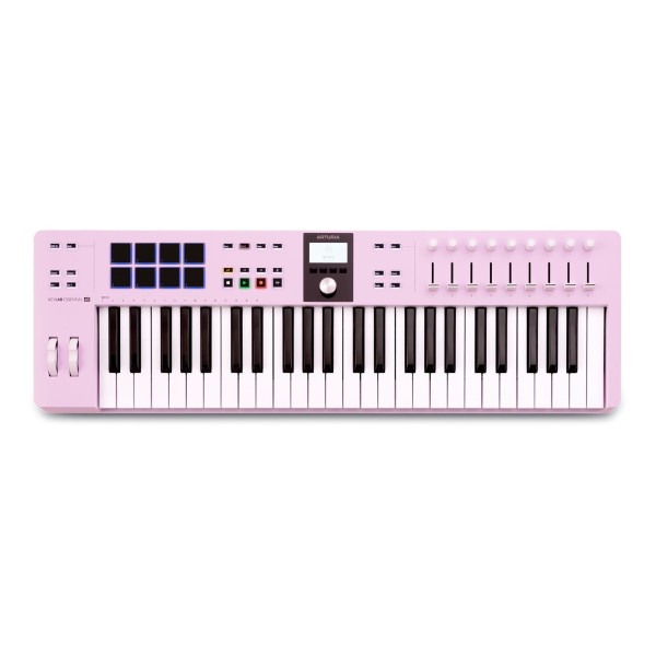 Arturia KeyLab Essential 49 MK3, Rose Quartz - Top